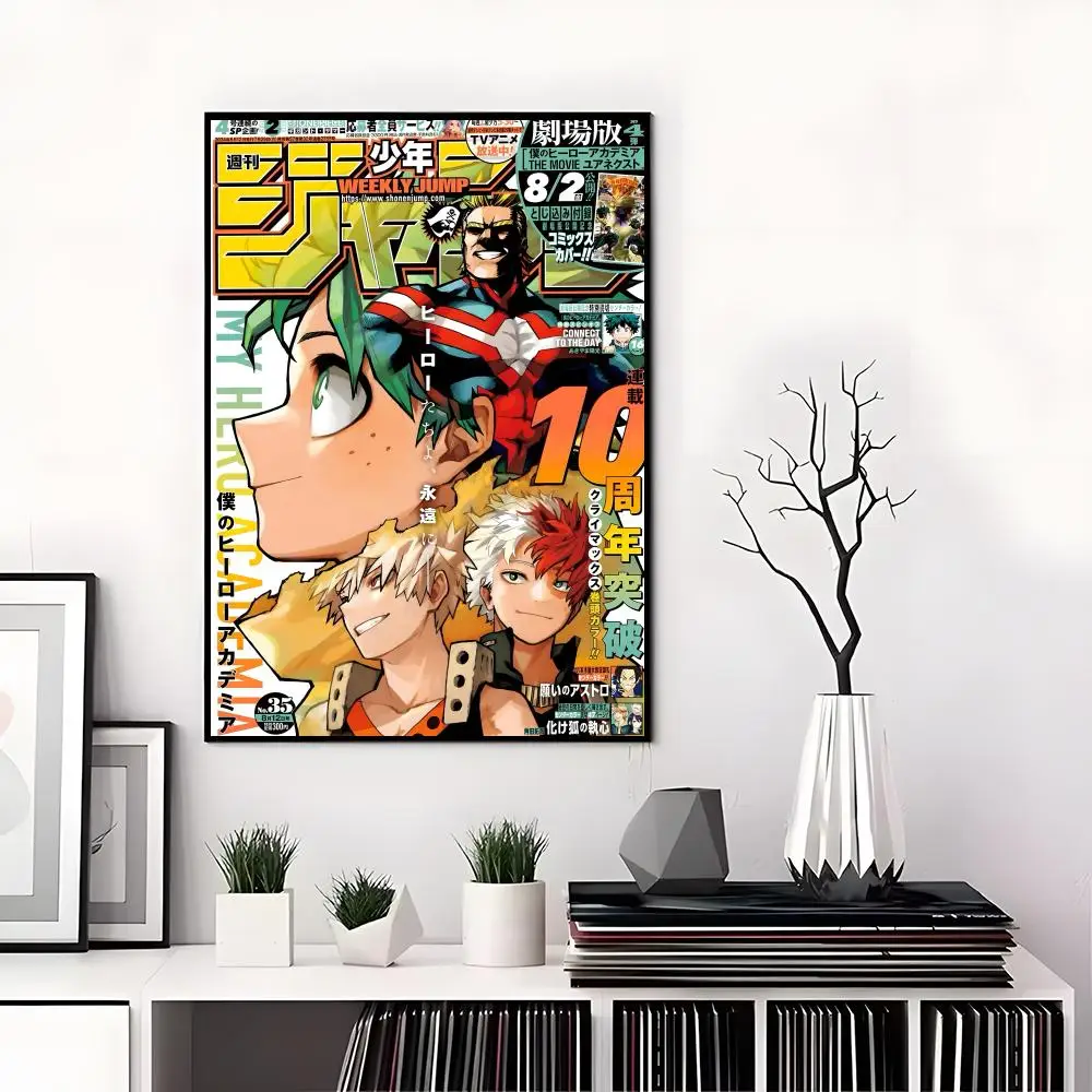 M-My Hero Academia Poster Hochauflösende Poster-Aufkleber, geeignet für Schlafzimmer, Wohnzimmer, Heimdekoration – Detail 19