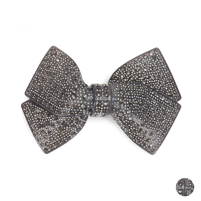 高級スパークラインストーンヘアクリップバレッタ-女性用-女の子用-手作りの蝶のヘアジュエリー装飾アクセサリー-オフィス用