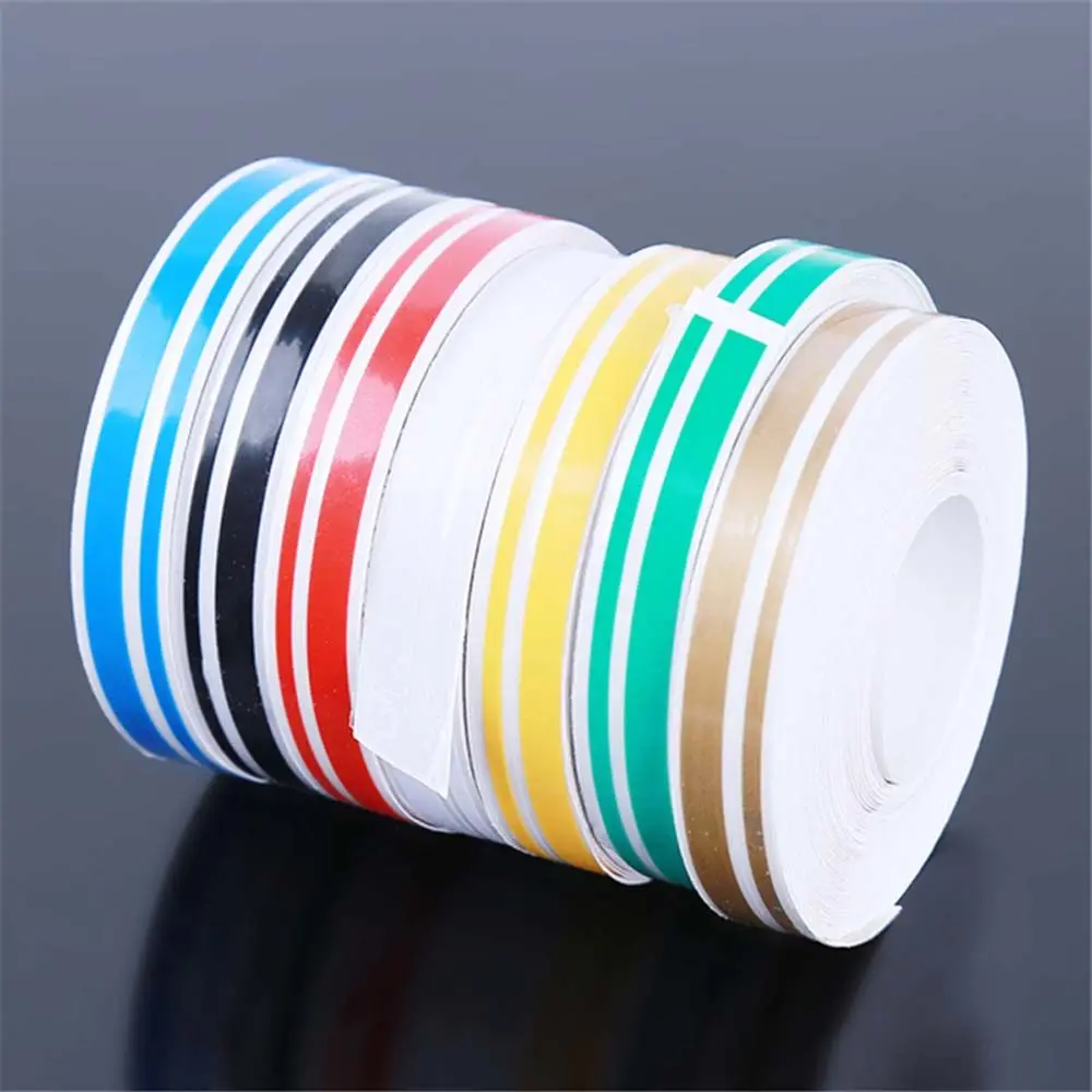 Bumper Car Styling Accessories Double Line Tape Vinyl Sticker Pin Stripe Ribbon Sticker Car Body Stickers Motorcycle Decal