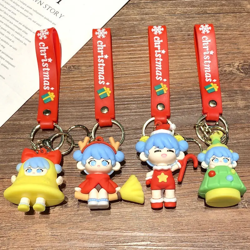 Christmas Keychains, 3D Cartoon Figurines, Bag Charms, Arcade Game Prizes, Couple Gifts, Promotional Giveaways