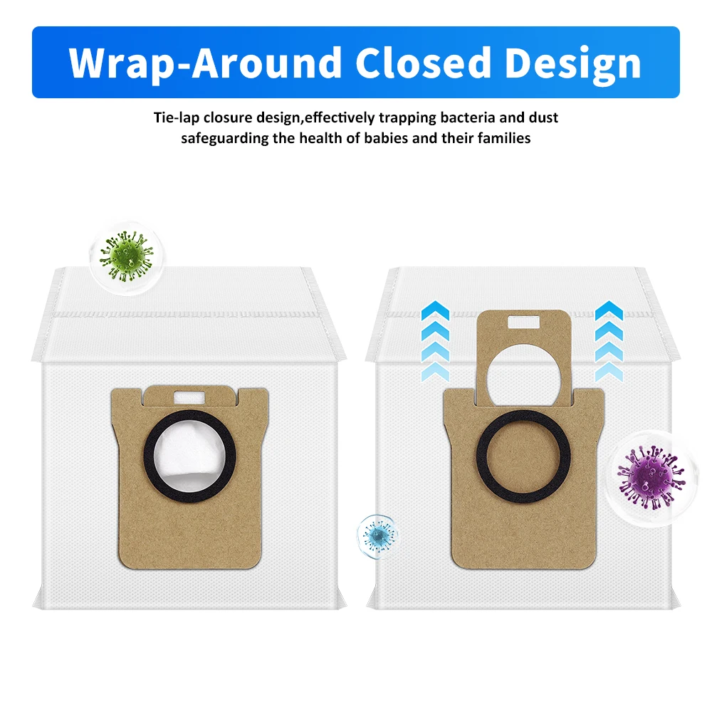 Accessories For JONR P20 PRO T5 PRO Vacuum Cleaner Main Roller Brush Side Brush HEPA Filter Mop Cloth Dust Bag Parts