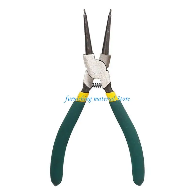 Y5GD Multifunctional 7Inch Internal External Spring Clip Pliers Sturdy Carbon Steel