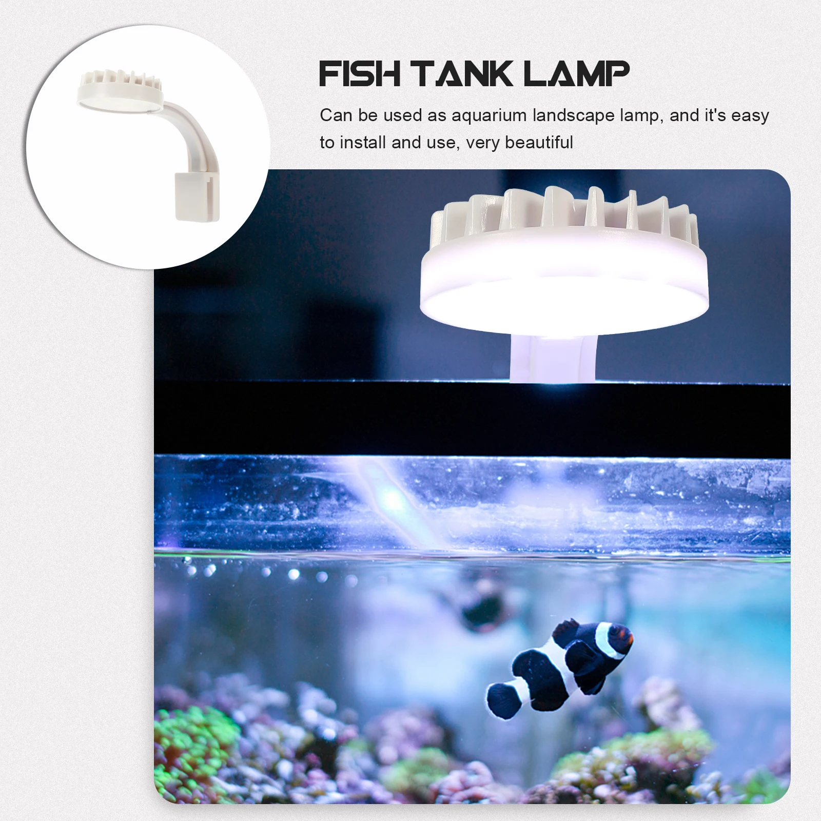 

Clip-Type Aquarium Lamp Premium Led Fish Tank Light Efficient Safe Easy Install Practical Household Aquarium Landscape