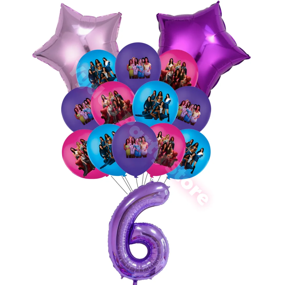 Idol K&Katseye Verjaardagsfeestje Gunsten Armband Sticker Sleutelhanger Kpop Meisje Ballonnen Feestdecoratie Fans Geschenken Babyshower Suppli