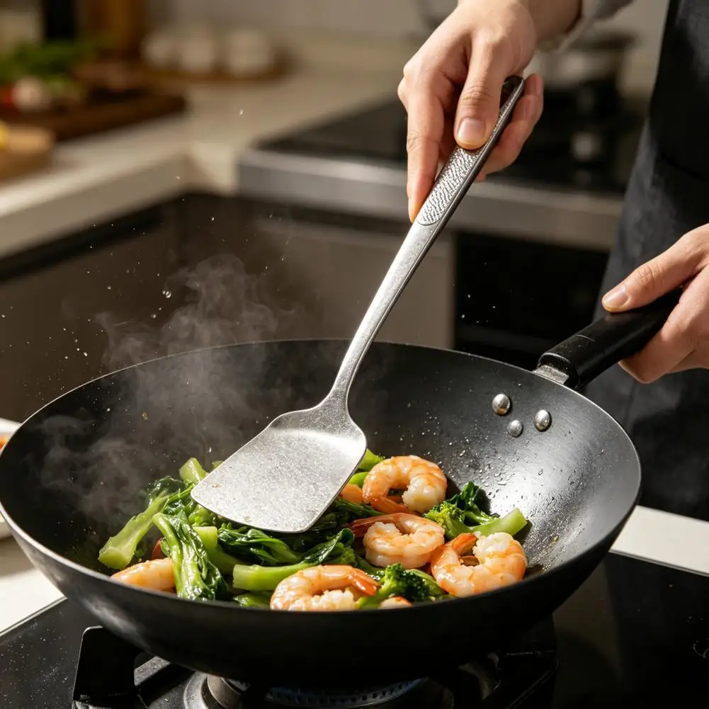 Lightweight Cooking Utensil Backpacking Cooking Gear Pure Frying Spatula Set Non-stick Heat Resistant Cooking Utensils for Stir