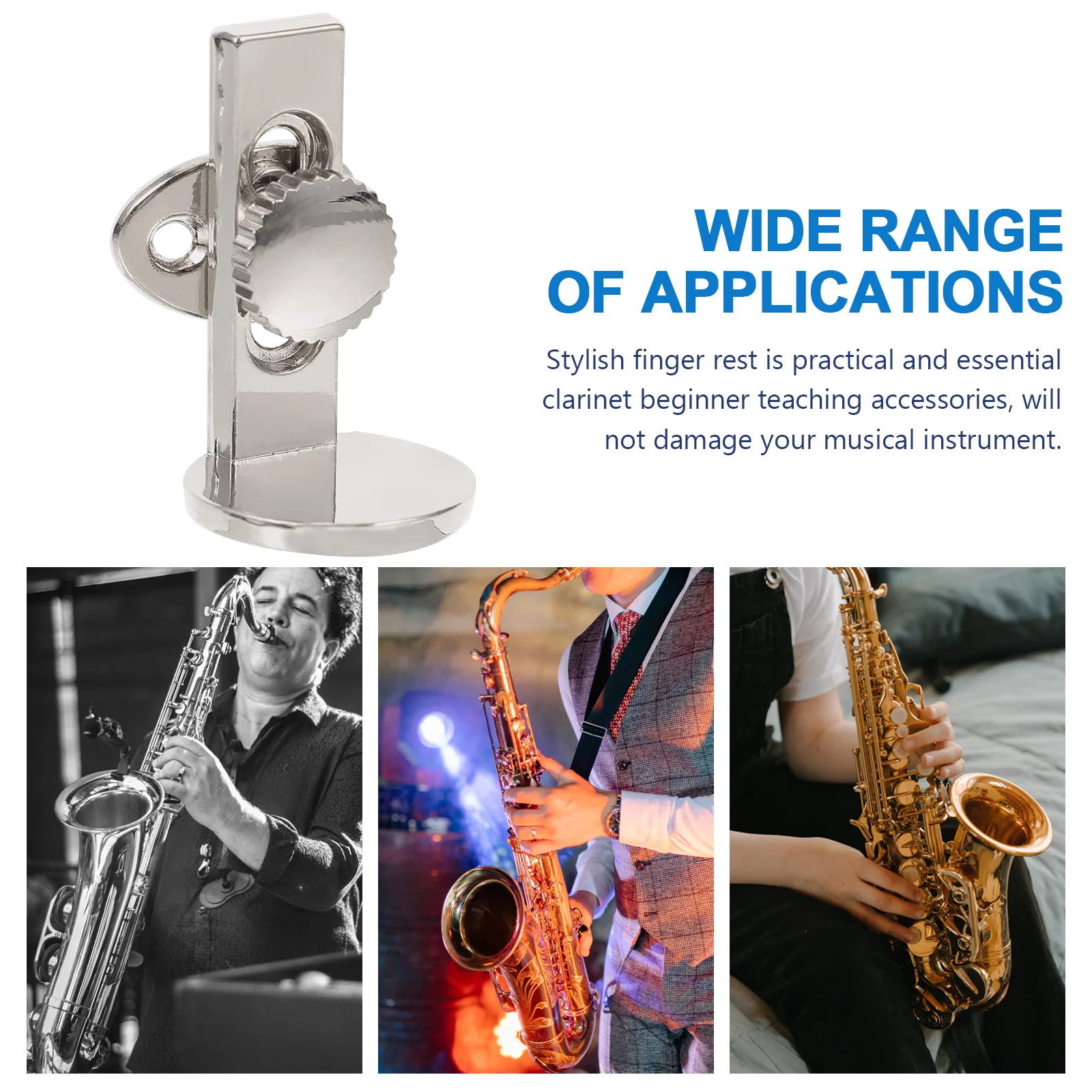 

Strap Clarinet Finger Rest Child Thumb Zinc Alloy Woodwind Accessories for Girls