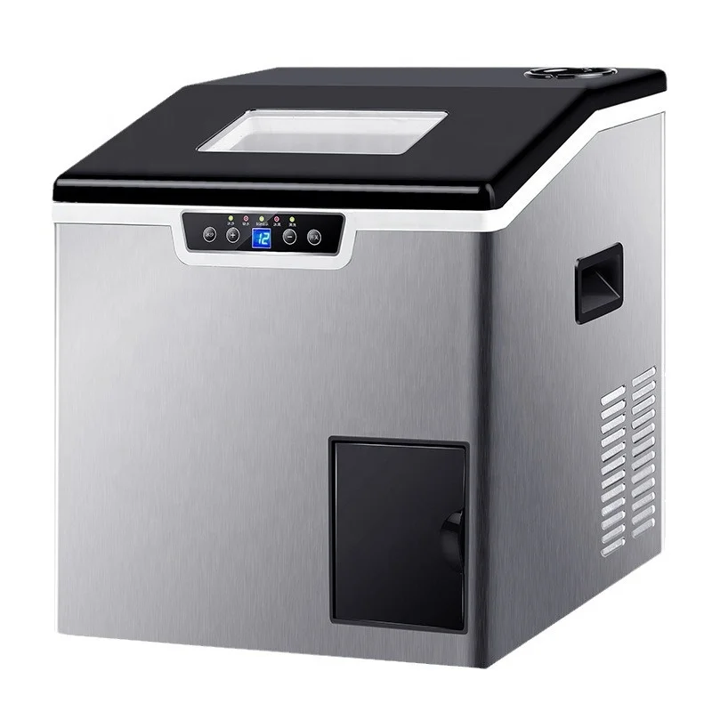 

Factory Supply Cheap Desk Top Mini Flake Ice Maker Machine Bullet Ice Making Machine With Shaved Ice 20kgs/24h