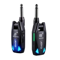 Transmisor y Receptor de Audio Inalámbrico JOYO JW-08, Sistema de Guitarra Inalámbrico Digital UHF ISM, Banda de Frecuencia 20-20kHz, 6 Canales de Señal
