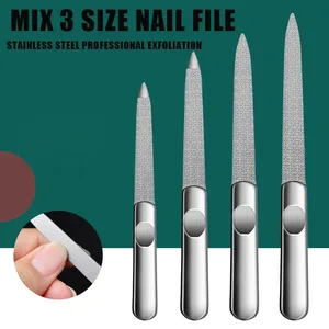 Finge and finger nail care tools, 3 size mix, stainless steel, exfoliating, double -sided, sandpaper, professional 8 Main Sales Sandpaper Polytor Nail - №8