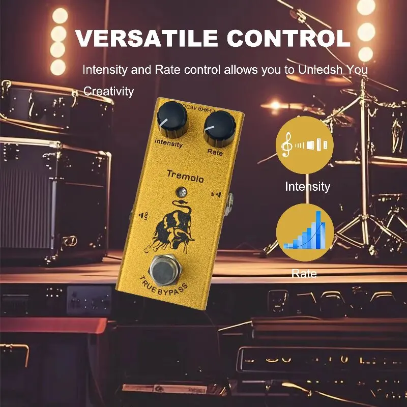 Electric Guitar Effect Pedal Overdrive/Distortion Crunch/US Dream/Chorus/Vintage Phase/Digital Delay/Tremolo Guitar Effect Pedal view 4
