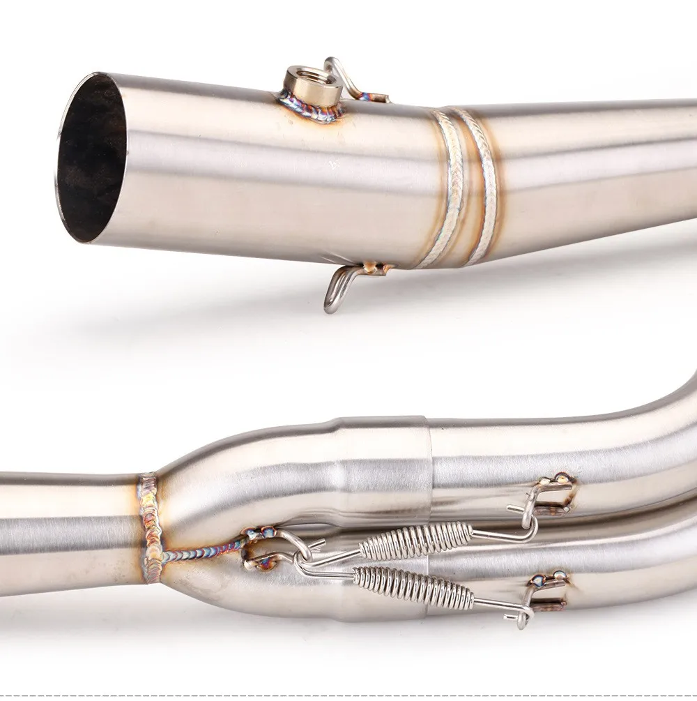 نظام كامل العادم رأس الأنابيب الخمار نصائح لياماها MT-07 YZF R7 2014-2024 أنظمة العادم أنابيب العادم