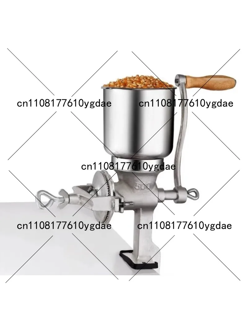 Manual Cast Iron Coffee & Spice Grinder – Small Handheld Nut, Grain & Herb Mill for Household Use