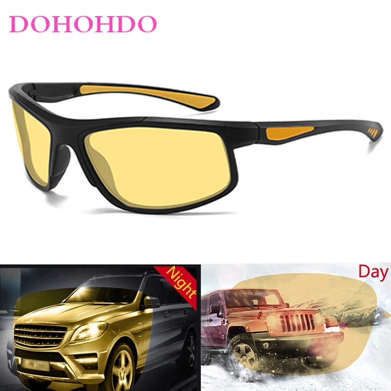 

Vintage Polarized Outdoor Driving Sunglasses Brand Designer Night Vision Anti-Glare Glasses Woman Men Goggles UV400 Gafas De Sol