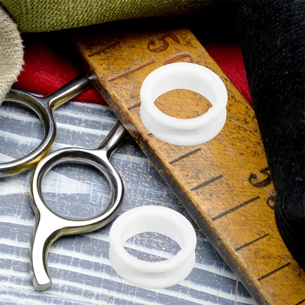 

18Pcs Silicone Shear Finger Rings Soft Flexible Scissors Protector for Pet Grooming Dog Hair Cutting Accessories