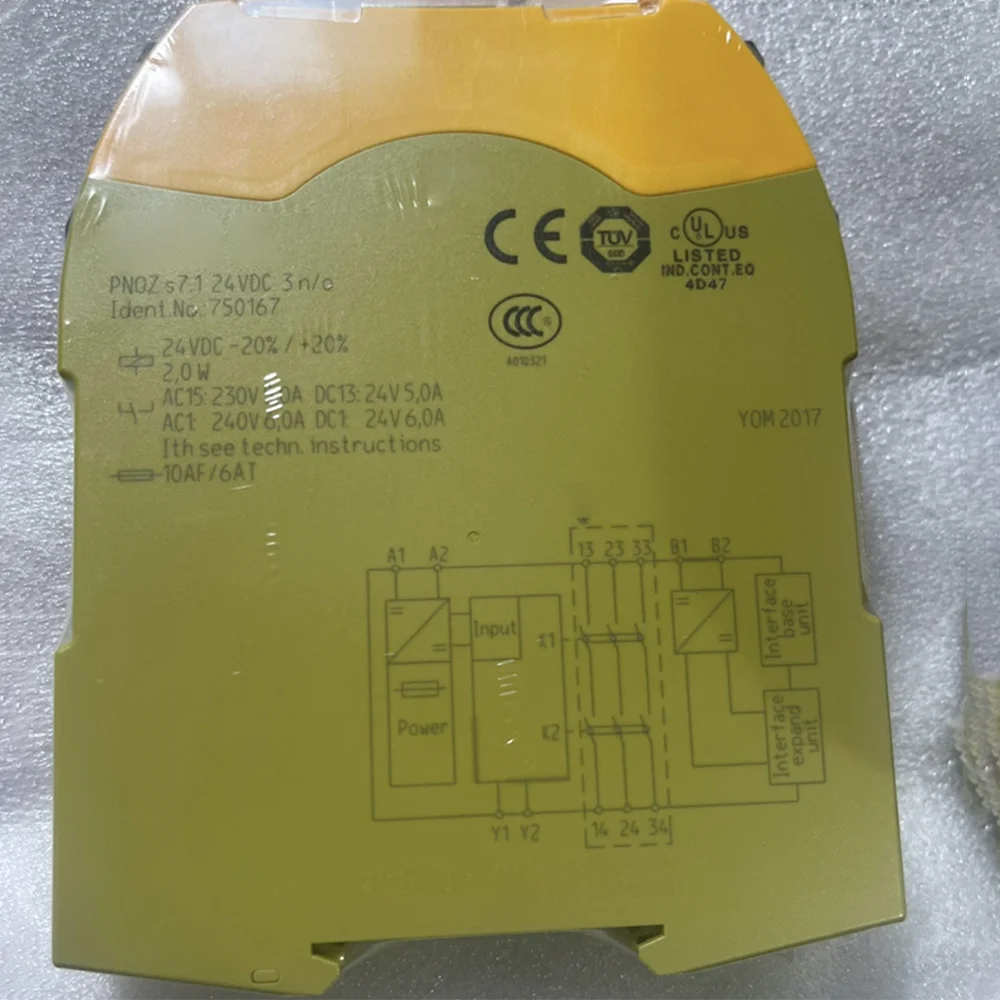 

New for Pilz PN0Z S7.1 750167 24V Safety Relay Module in Box