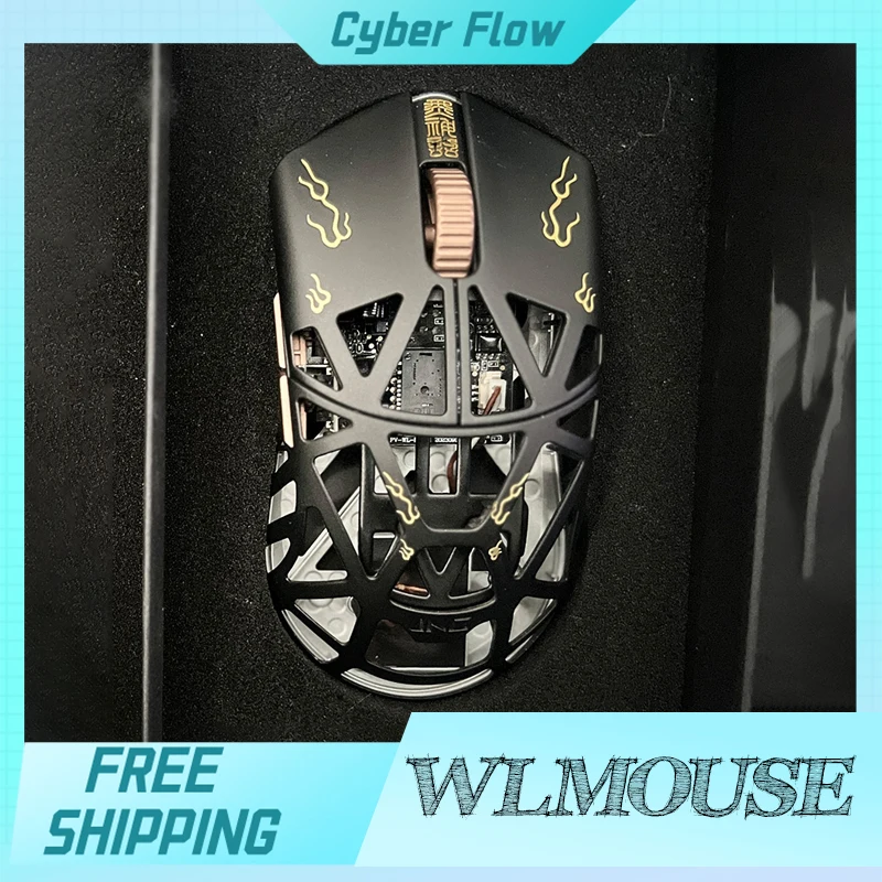 

Wanling Beastx Max 8k мышь Paw3950 датчик Wlmouse Беспроводная Двухрежимная легкая мышь Rgb настроенная мышь геймерский аксессуар