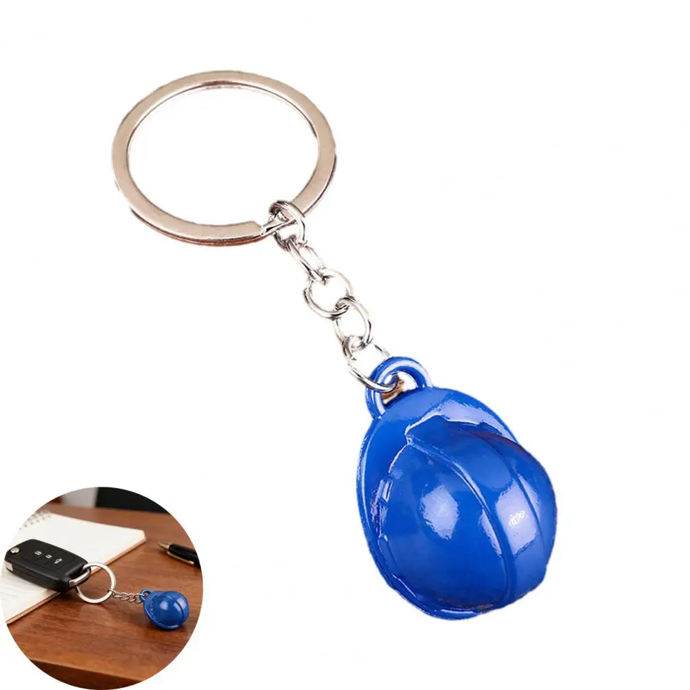 Keychain for Bags Portable Mini Hard Hat Keychain Bright Color Helmet Design Key Identifier Compact Backpack for Events
