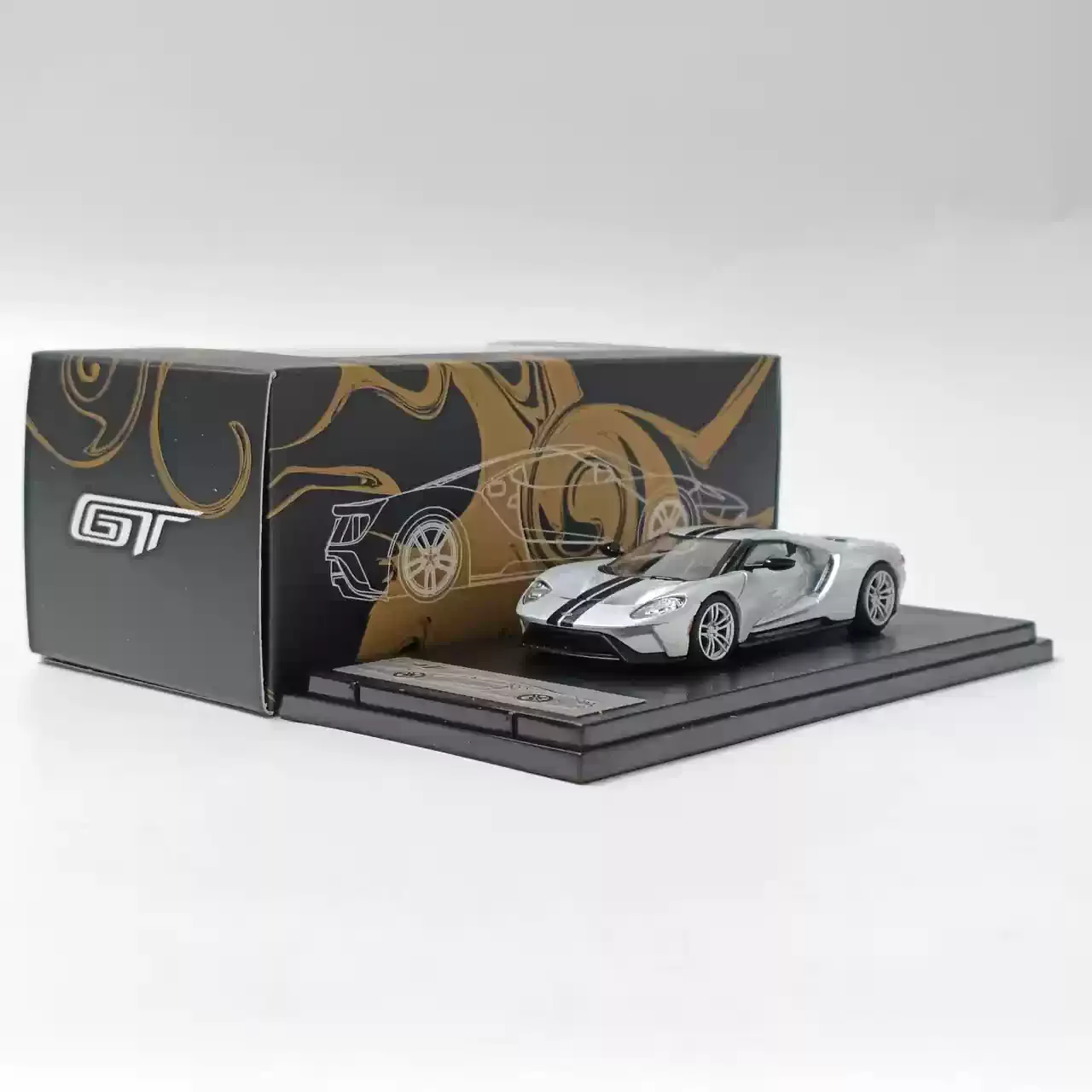 Diecast Speed GT 1:64 Scale 2017 Ford GT Silver Alloy Car Model