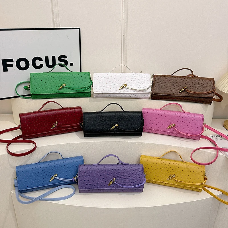 Casual Simple Vintage Fashionable Luxury Leather Ladies Shoulder Bag Classic Designer Paris Trendy Design Diaper Bag
