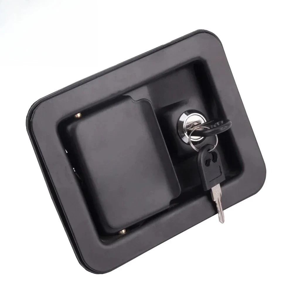 QDHWOEL Silent Generator Set Door Iron Panel Lock 141x109mm For Generator Enclosure Cabinet