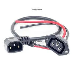 2.5/4 Square Electric Lithium Car Power Cord Charging and Discharging Port Output Male and Female Power Cord Lithium Battery