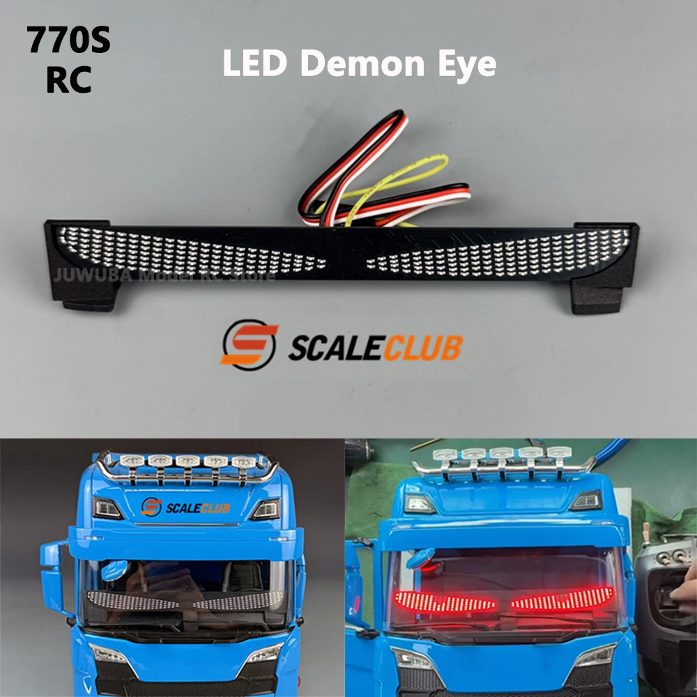 

Scaleclub RC 770S Светодиодный декоративный светильник «Демон глаз» для 1/14 Tamiya RC грузовик с прицепом Scania 770S 56368 56371 56379 Запчасти для самостоятельного изготовления
