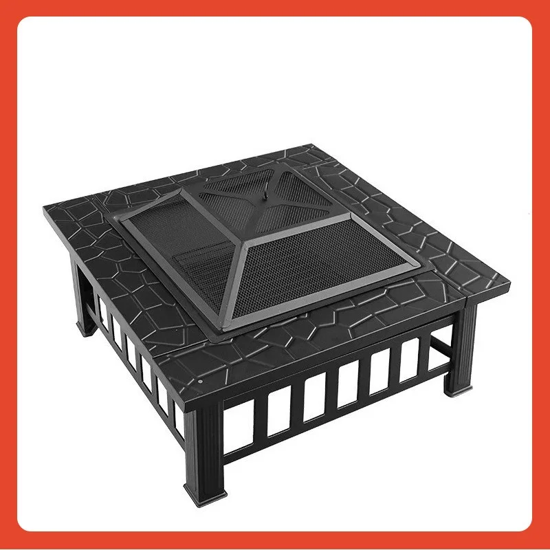 

Outdoor BBQ Tea Cooking Garden Grill Firewood Stove Brazier Indoor Heating