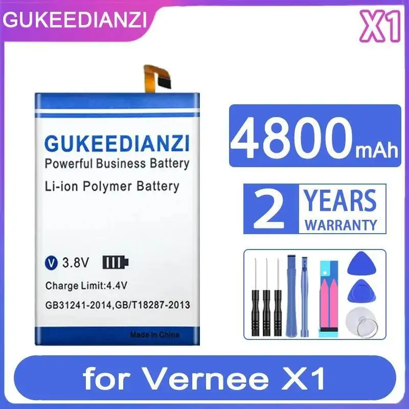 

4800Mah For Vernee X1 Fast Charging Mobile Phone Battery High Compatibility