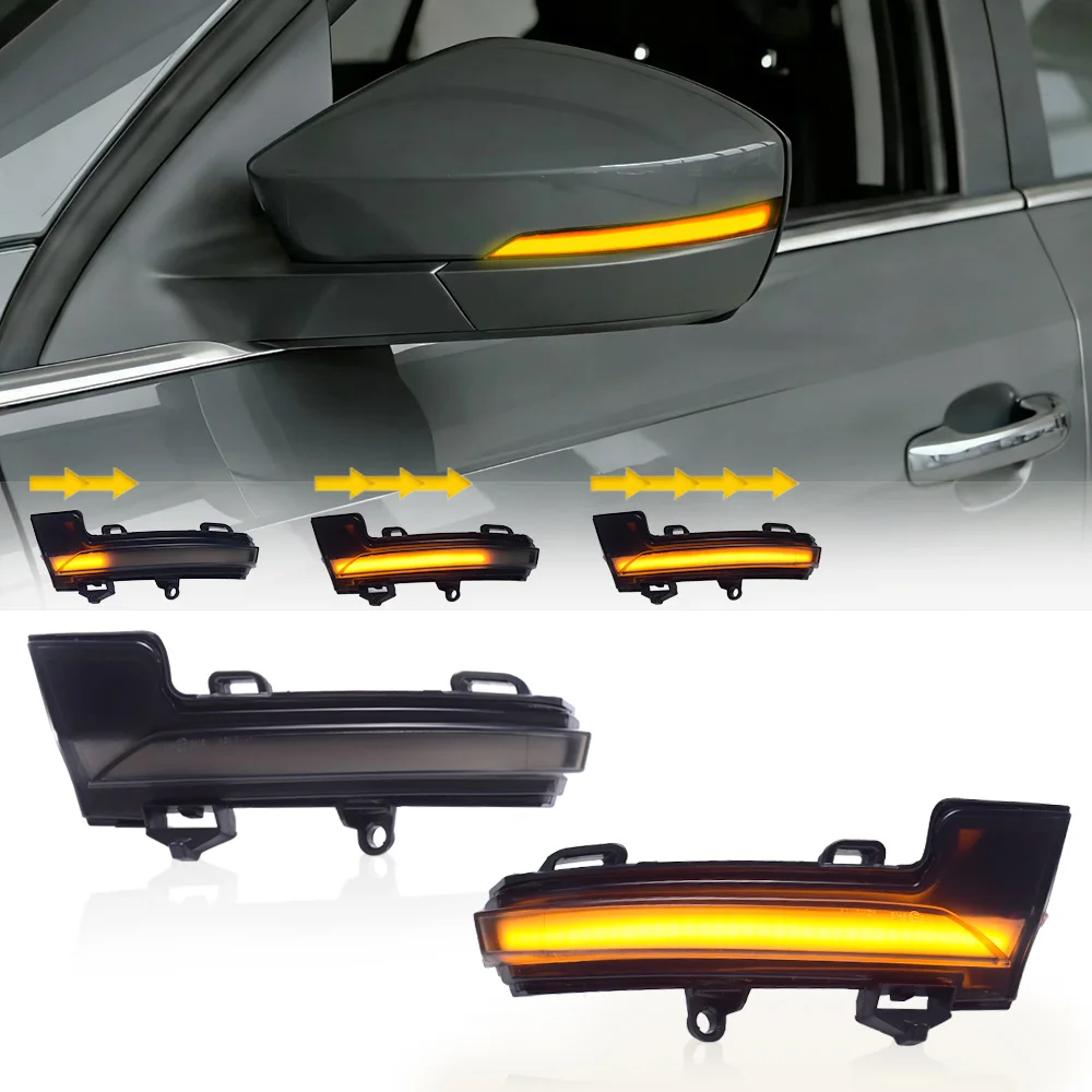 For Skoda Octavia Mk3 A7 5E 2013-2018 Dynamic LED Turn Signal Blinker Mirror flasher Light For VW T-Roc T-corss 2018 2019 2020