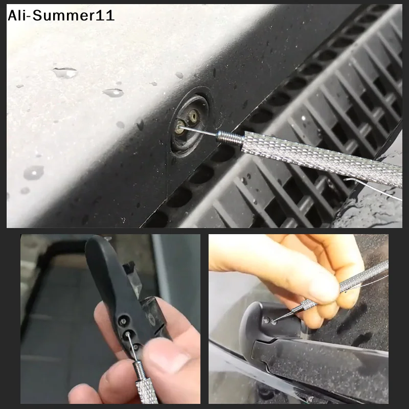 【S11】Werkzeug zur Einstellung der Scheibenwischerdüse 2-in-1 Windschutzscheiben-Reinigungsdüse Reinigungsnadel für Scheibenwischer