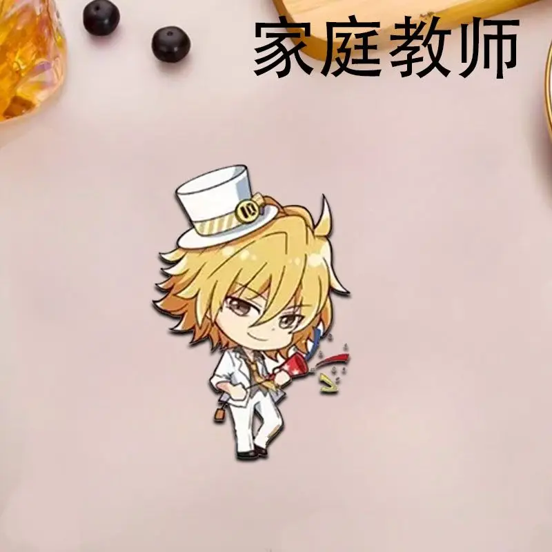 HITMAN REBORN Brooches for Women Sawada Tsunayoshi Acrylic Accesorios Gokudera Hayato Brooch Hibari Kyoya Anime Jewelry Gifts