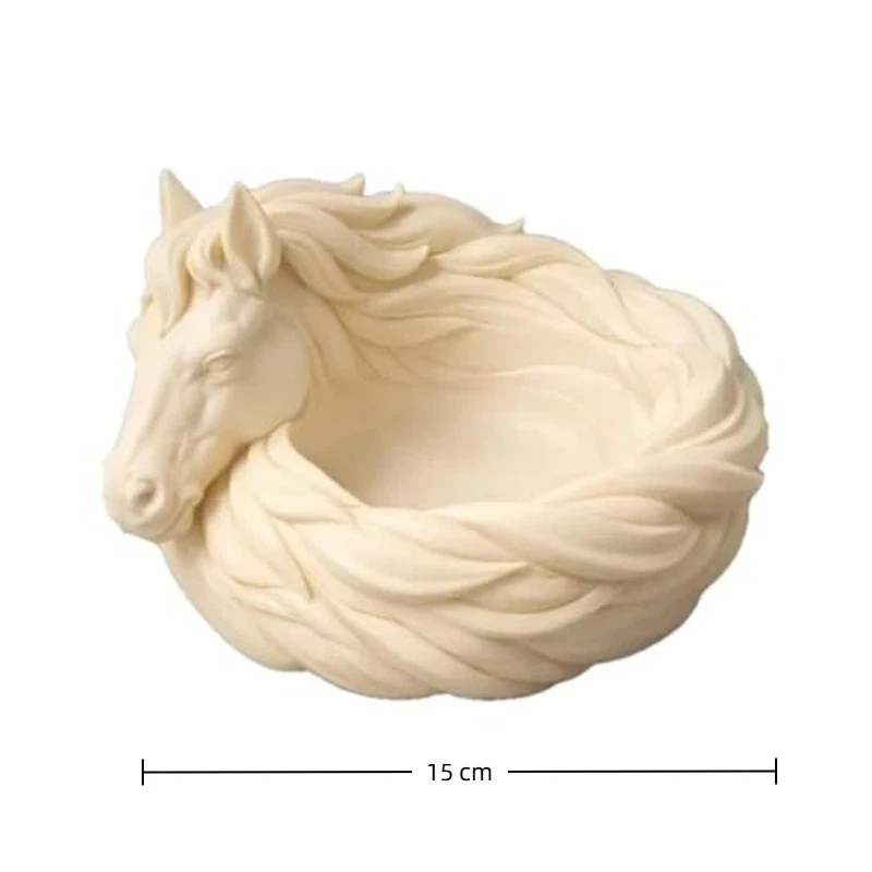 Portable Horse Catchall Bowl For Keys Functional Organizer Tabletop Decor Horse Storage Bowl Horse Jewelry Dish  ﻿
