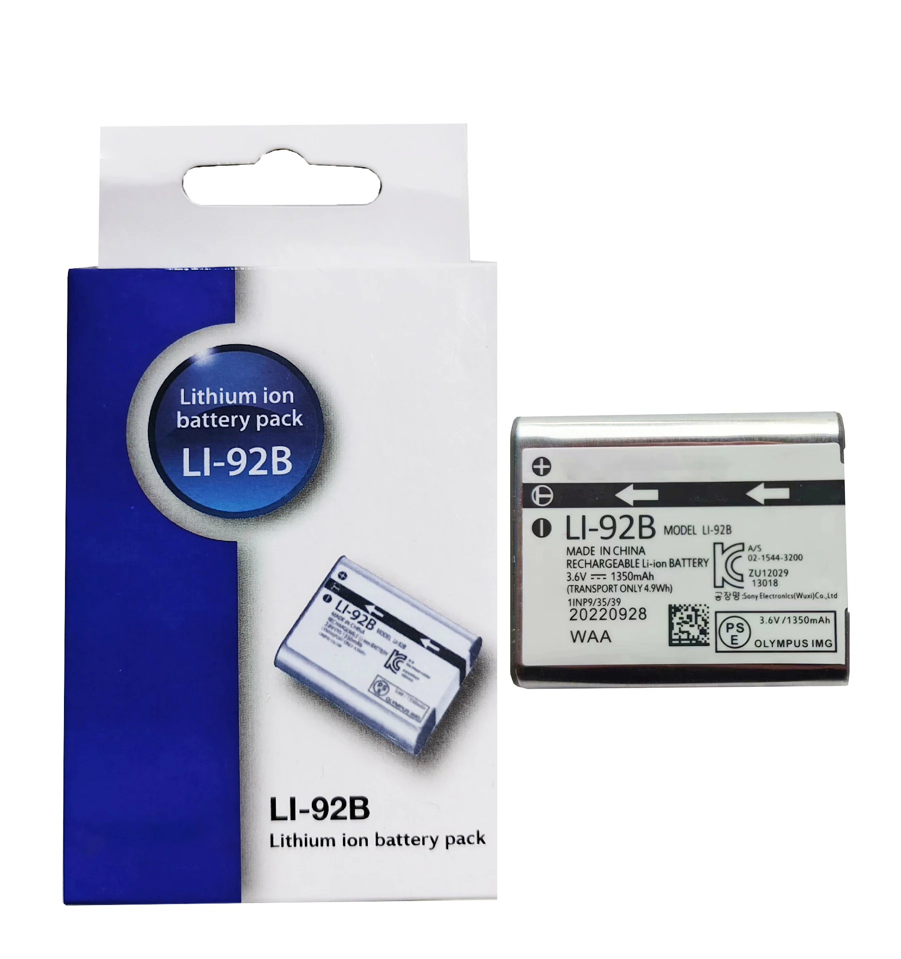 

Li-92B LI92B Battery for Olympus Li 90B Li92B Tough TG-4 TG-6 TG-5 TG-2 TG-1 IHS SH-1 SH-2 SH-60 SH-50 IHS, SP-100 XZ-2 iHS