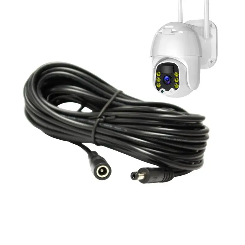 كابلات كاميرا 12 فولت تيار مستمر للشاشات ، كابل تمديد للأماكن الداخلية والخارجية ، كاميرا أمن المنزل ، ، من من من من من من من من من ؟