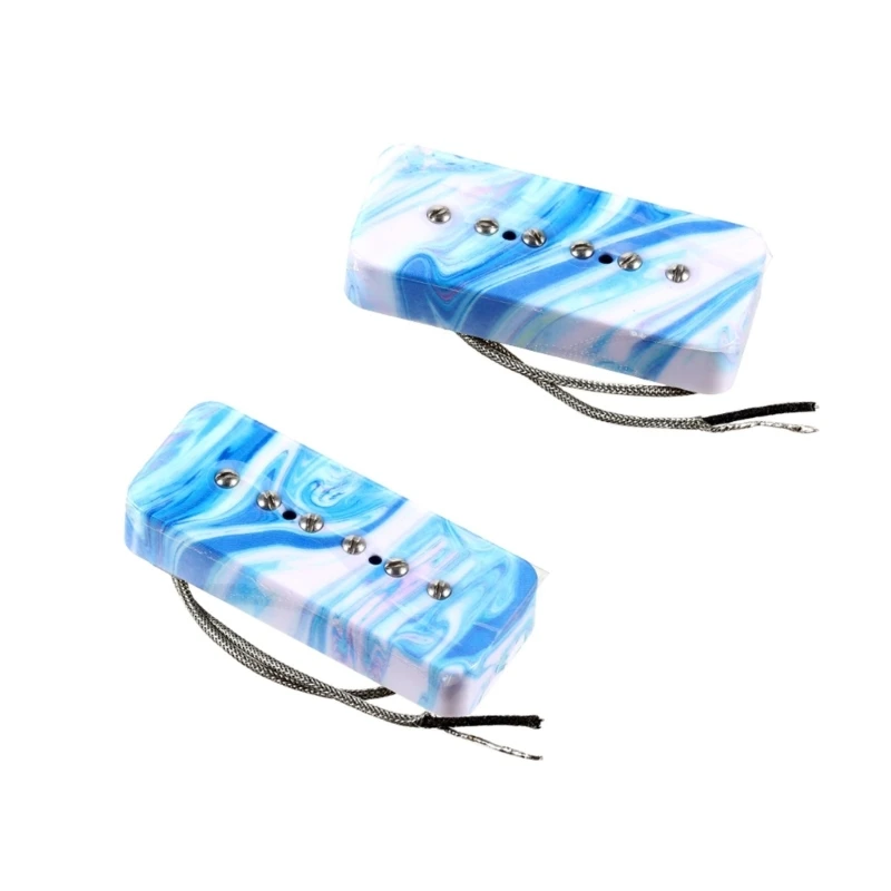 Pack of Pickup Replacement Parts for Electric Guitars High Power Neck and Bridge Position Pickup Wax Potted Design