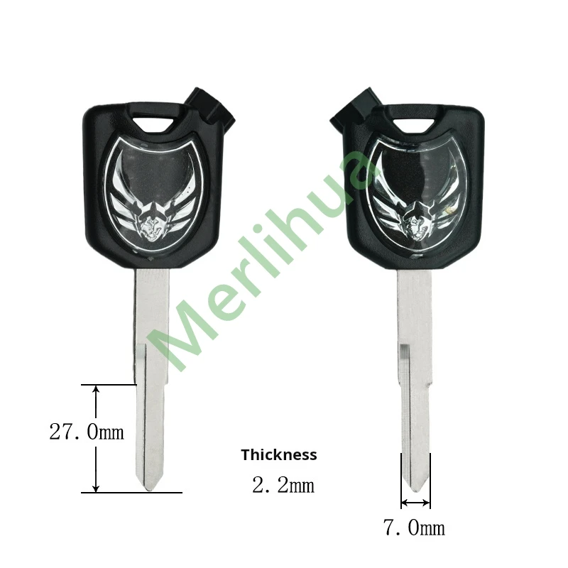 Honda motorcycle key, suitable for: Honda motorcycle key embryo LEAD125 AirBlade Sky Blade Thai machete Youke(including magnet)