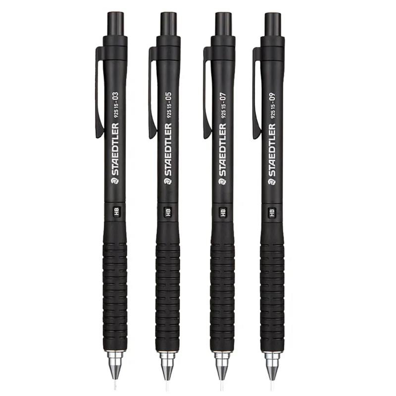 

STAEDTLER 925 15 механический карандаш 0,3 0,5 0,7 0,9 мм механический карандаш для рисования черный офисные школьные принадлежности