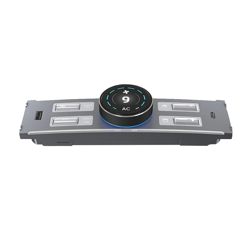 AU05 -Car Center Console Smart Docking Station Multifunction Physical Buttons With TYPE-C Interface For Tesla Model 3/Y