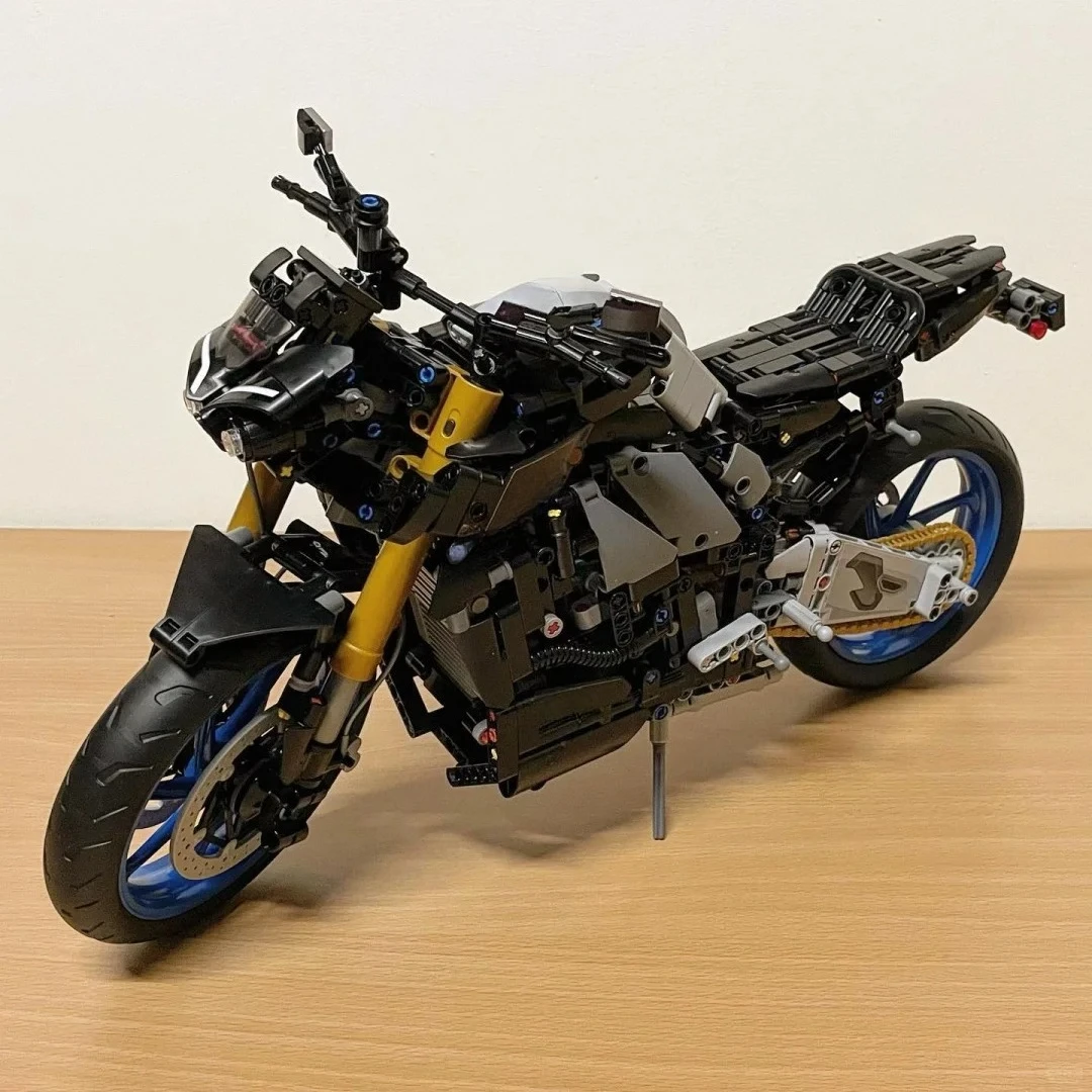 Set Blok Bangunan Sepeda Motor MT-10 SP 42159, Kompatibel dengan Partikel Lego, Cocok untuk Hadiah Natal 1478 pcs