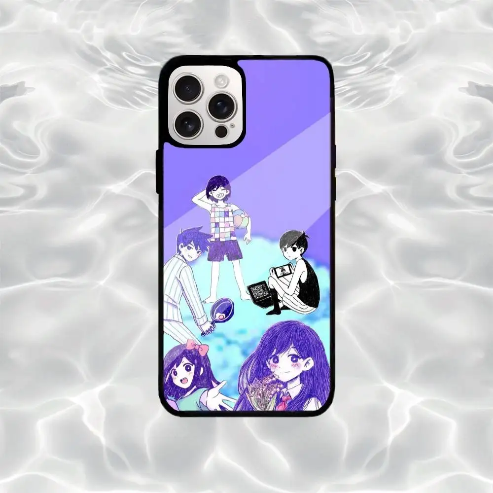 O-Omori Game Telefoonhoesje voor iPhone17,16,15,14,13,12,11 Plus, Pro Max Magnetisch Magsafe Draadloos opladen