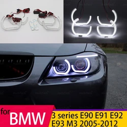 for BMW 3 series E90 E91 E92 E93 M3 2005-12 Excellent DTM Style Ultra bright led Angel Eyes DRL rings Retrofit Accessories
