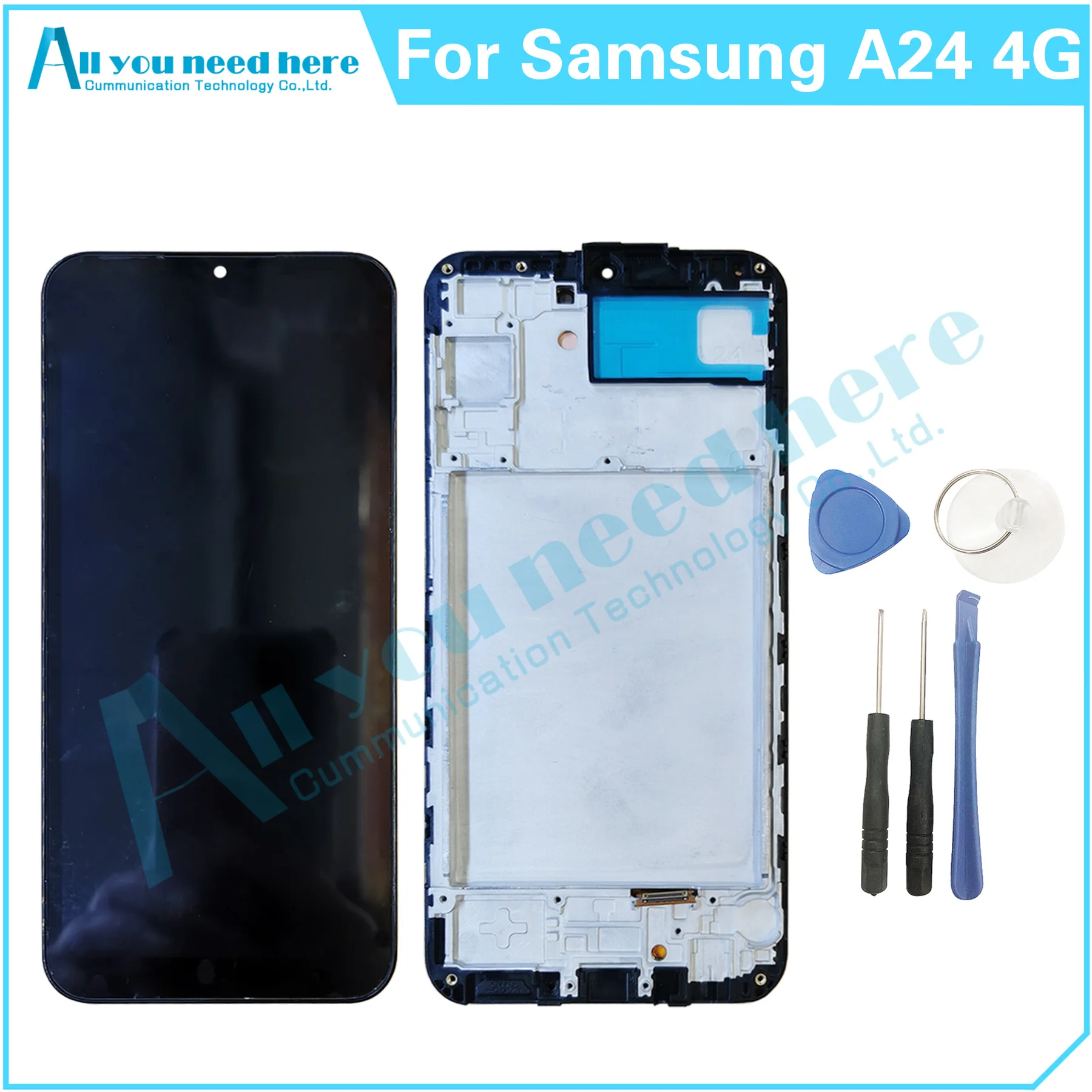 

100% Test For Samsung Galaxy A24 4G A245 A245F A245M A245N LCD Display Touch Screen Digitizer Assembly Repair Parts Replacement