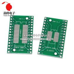 10PCS TSSOP28 SSOP28 SOP28 to DIP28 Transfer Board DIP Pin Board Pitch Adapter