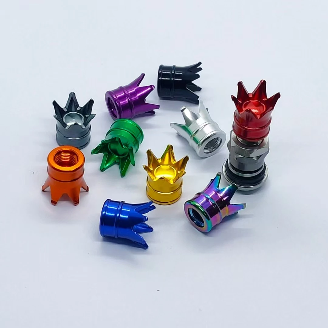 4Pcs Motorcycle Aluminum Tire Wheel Stem Car Tire Valve Stems  Air Valve Cap Universal accessories image 3