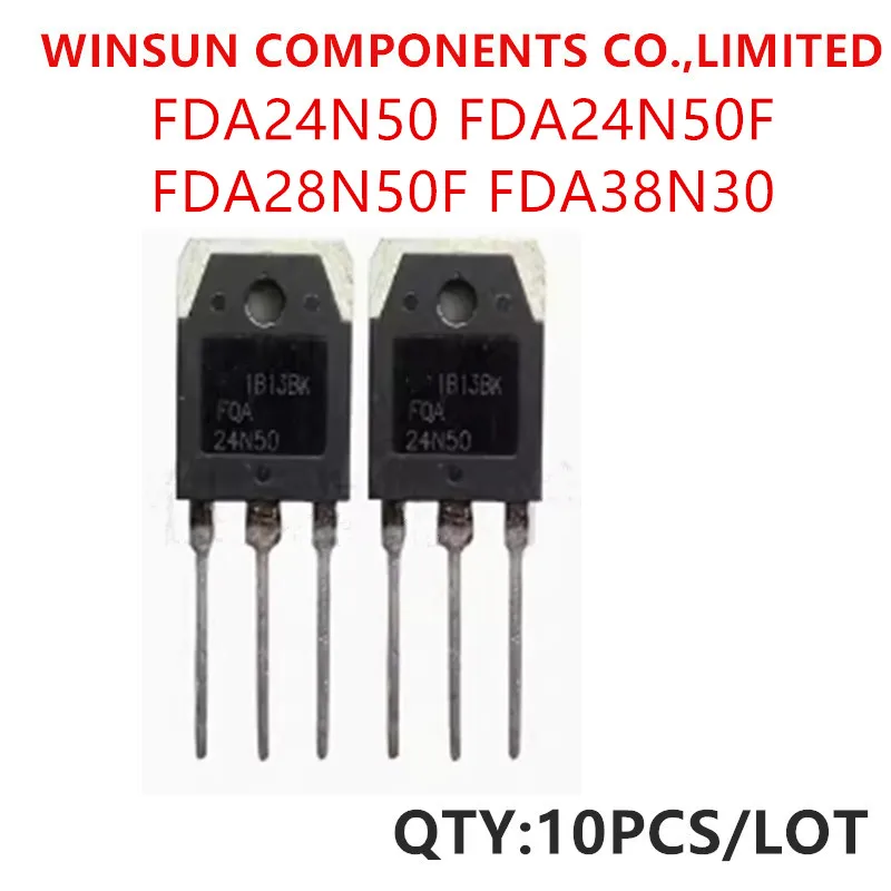 

100% New Imported Original FDA24N50 24N50 FDA24N50F 24N50F FDA28N50F 28N50F FDA38N30 38N30 TO-247 IGBT Transistor