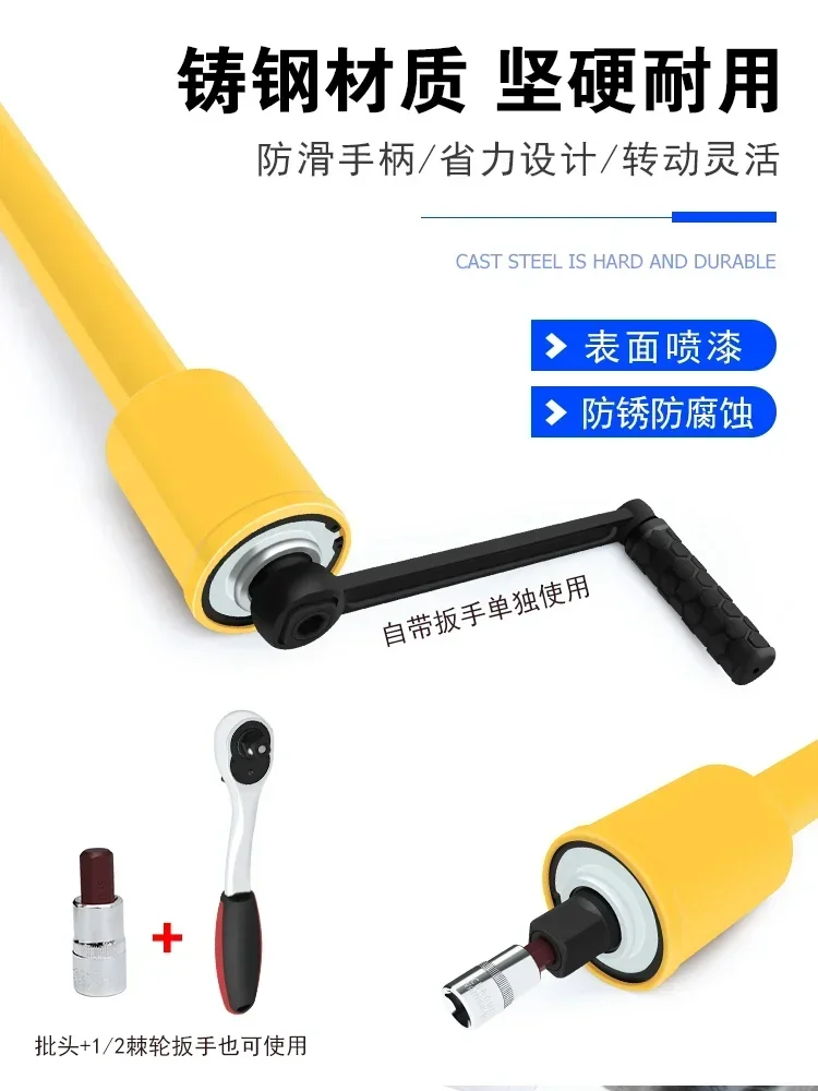 Горячие продажиГорячие продажиУдлиненный трудосберегающий гаечный ключ для снятия экскаватора Роторный двигатель Винт Крюк Техническое обслуживание машины Гидравлический насос Ротор