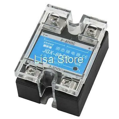 Temperature Controller 3-32VDC/5-80VDC 60A JGX-60DD Solid State Relay