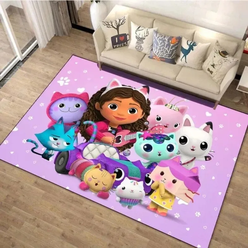 Gabby Doll house Anti Slip Carpets Rugs Doormats Floor Mats for Kids Adults Home Bedroom Decor