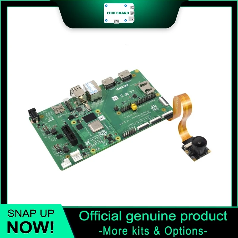 Waveshare IMX477-160 Camera Module, 12.3MP Wide Angle Lens, Compatible with Raspberry Pi & Jetson Nano RDK