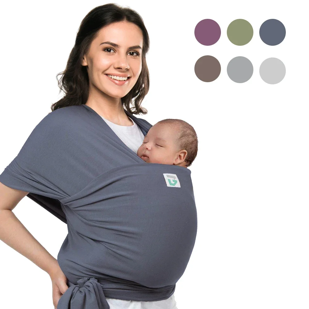 organic new born baby cloth carrier wrap stretchy sling baby carrier wrap for newborn